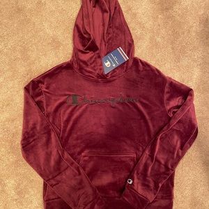 Small Velvet Champion Hoodie